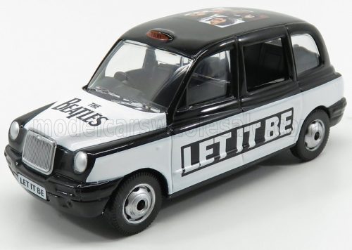 Corgi - AUSTIN LONDON TAXI LTI TX4 2007 - THE BEATLES - LET IT BE WHITE BLACK