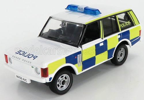 Corgi - LAND ROVER RANGE ROVER POLICE 1971 BLUE YELLOW