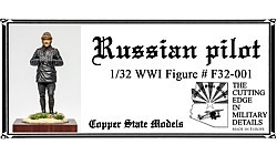 Copper State Models - 1/32 Russian WWI Pilot