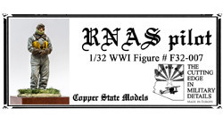 Copper State Models - 1/32 Royal Naval Air Service pilot