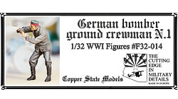 Copper State Models - 1/32 German bomber ground crewman N.1