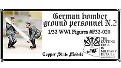 Copper State Models - 1/32 German bomber ground personnel N.2