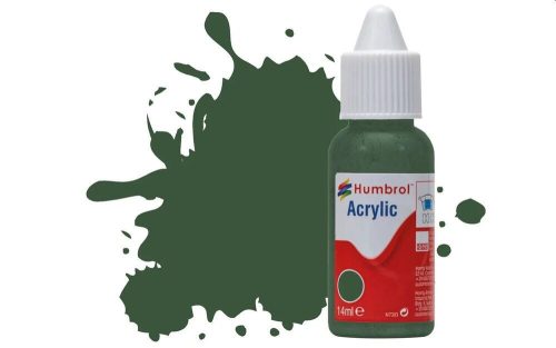 Humbrol - HUMBROL ACRYLIC DROPPER BOTTLE 14ML No.78 Cockpit Green Matt