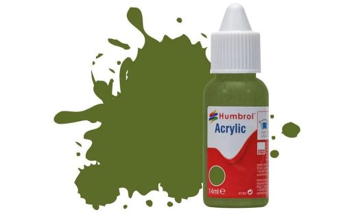 Humbrol - HUMBROL ACRYLIC DROPPER BOTTLE 14ML No.88 Deck Green Matt