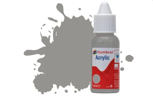 Humbrol - HUMBROL ACRYLIC DROPPER BOTTLE 14ML No.126 US Medium Grey Matt