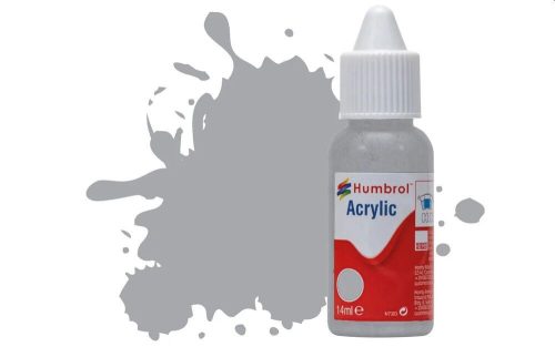 Humbrol - HUMBROL ACRYLIC DROPPER BOTTLE 14ML No.165 Medium Sea Grey Matt