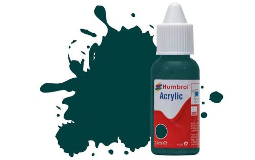 Humbrol - HUMBROL ACRYLIC DROPPER BOTTLE 14ML No.239 Racing Green Gloss