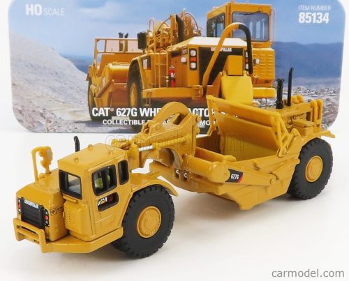 Dm-Models - Caterpillar Cat627G Ruspa Gommata - Wheel Tractor Scraper Yellow Black