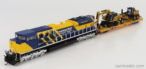 Dm-Models - Caterpillar Ho - Progress Rail Train Set