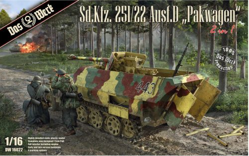 DAS WERK - Sd.Kfz.251/22 Ausf.D "Pakwagen" (1:16)