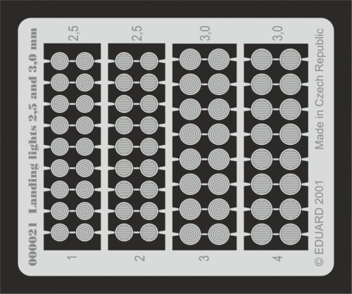 Eduard - Landing Lights 2,5 and 3mm