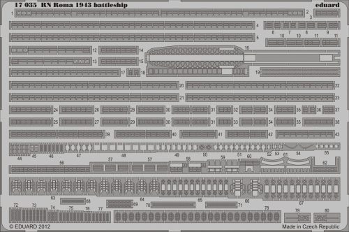 Eduard - RN Roma 1943 Battleship 1/700 for Trumpeter