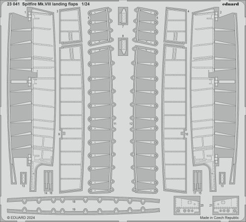 Eduard - Spitfire Mk.VIII landing flaps  AIRFIX