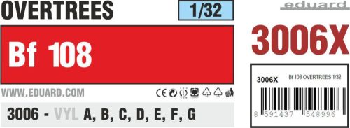 Eduard - 1/32 Bf 108 overtrees