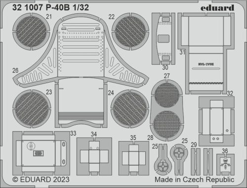 Eduard - P-40B 1/32 GREAT WALL HOBBY