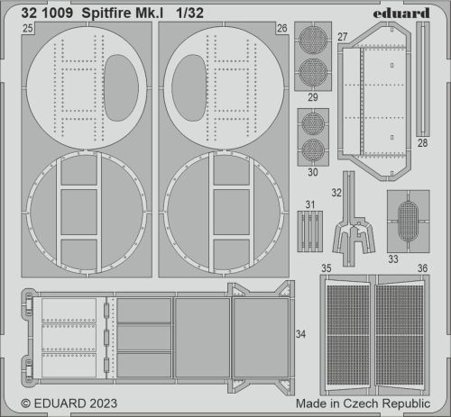 Eduard - Spitfire Mk.I 1/32 KOTARE