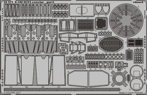 Eduard - F-16L SUFA Exterior for Academy