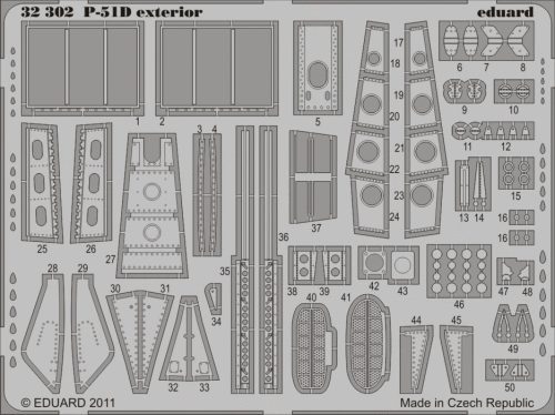 Eduard - P-51D Exterior for Tamiya