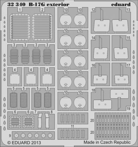 Eduard - B-17G Exterior for Hk Models