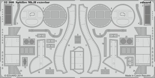 Eduard - Spitfire Mk.II Exterior for Revell