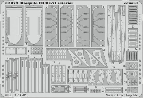 Eduard - Mosquito Mk.VI Exterior for Tamiya