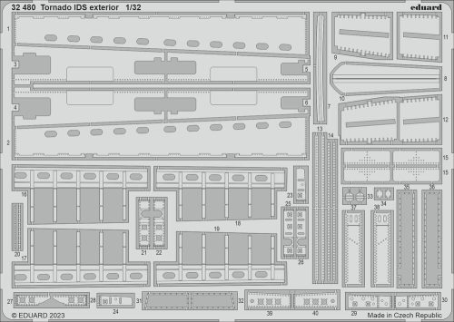 Eduard - Tornado IDS exterior for ITALERI