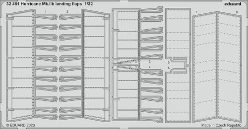 Eduard - Hurricane Mk.IIb landing flaps 1/32 REVELL