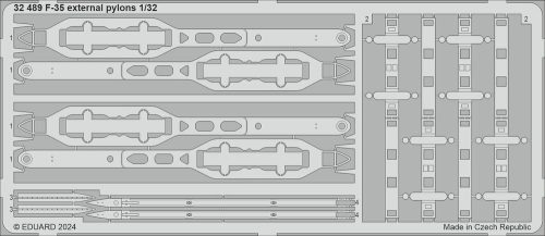 Eduard - F-35 external pylons 1/32