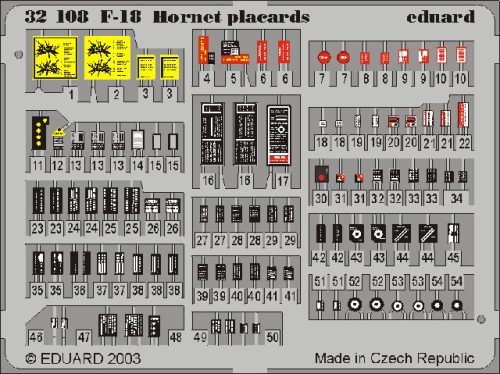 Eduard - F-18 Hornet Placards