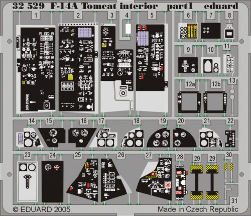 Eduard - F-14A Tomcat Interior for Tamiya