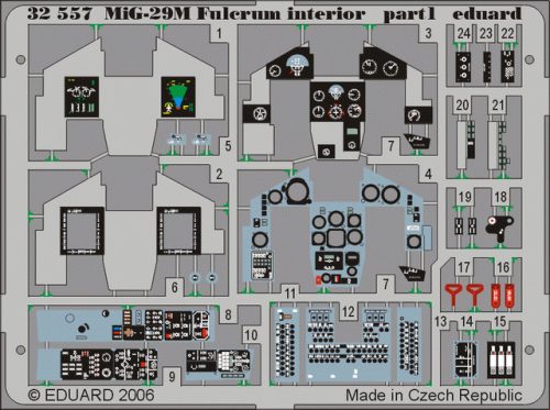 Eduard - MiG-29M Fulcrum Interior for Trumpeter