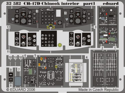 Eduard - Ch-47D Chinook Interior for Trumpeter