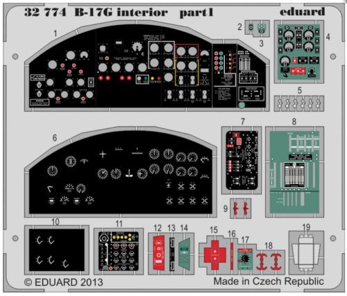 Eduard - B-17G interior S.A. for HK Models