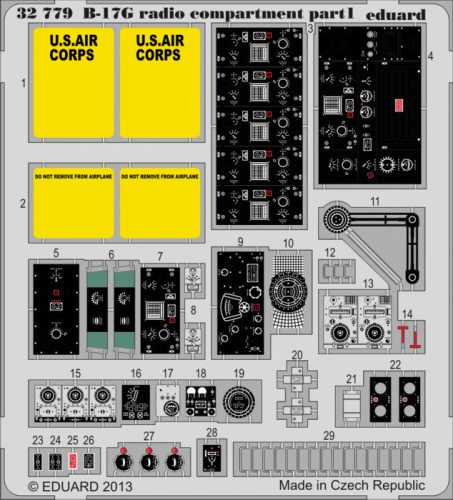 Eduard - B-17G Radio Compartment S.A. forHk Models