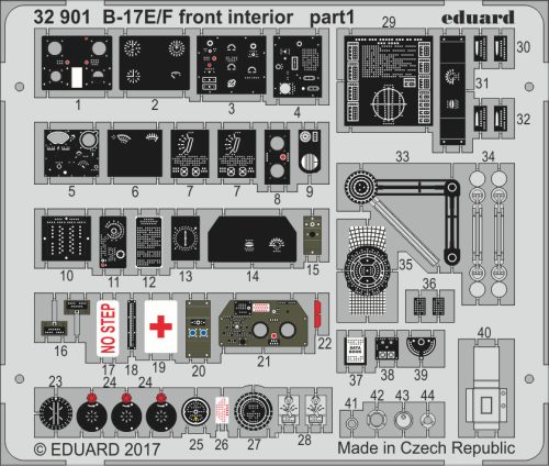 Eduard - B-17E/F Front Interior for Hk Model