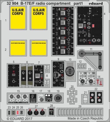 Eduard - B-17E/F Radio Compartment for Hk Model