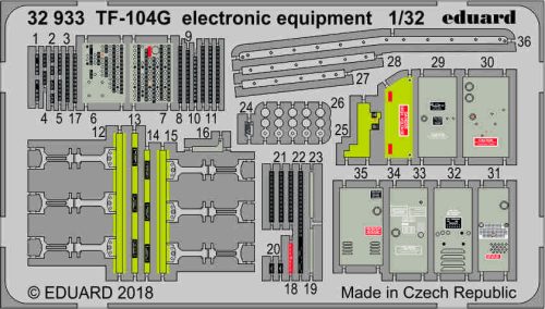 Eduard - TF-104G Electronic Equipment for Italeri