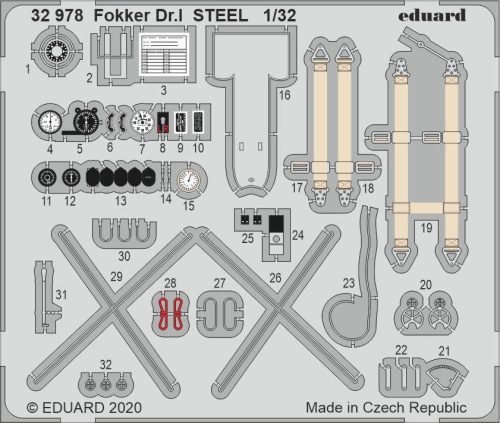 Eduard - Fokker Dr.I STEEL for Meng