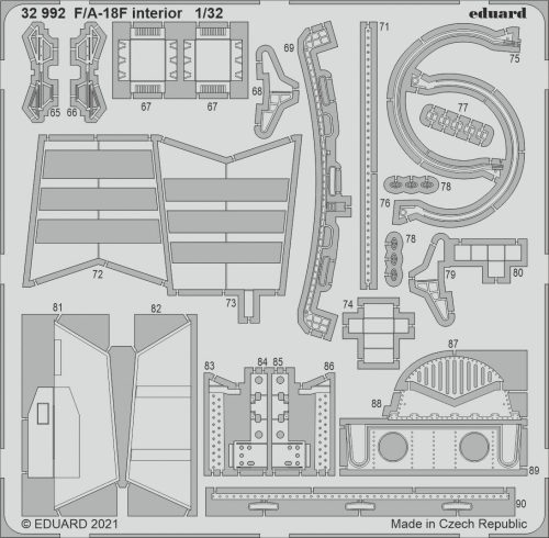 Eduard - F/A-18F Interior, For Revell