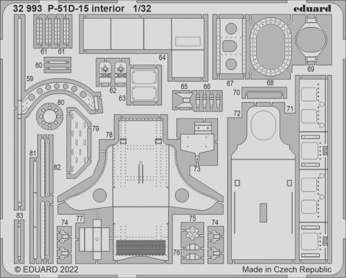 Eduard - P-51D-15 Interior For Revell