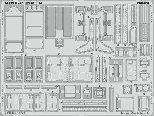 Eduard - B-25H Interior For Hkm