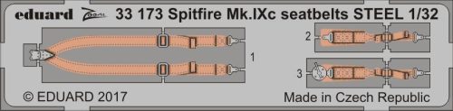 Eduard - Spitfire Mk.IXC Seatbelts Steel forRevell