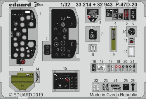 Eduard - P-47D-20 for Trumpeter