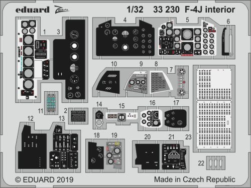 Eduard - F-4J Interior for Tamiya