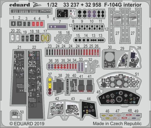 Eduard - F-104G Interior for Italeri