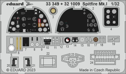 Eduard - Spitfire Mk.I 1/32 KOTARE