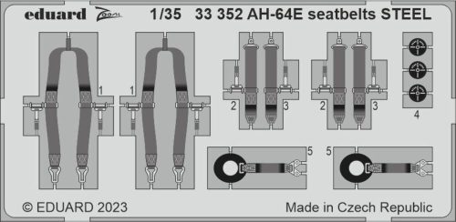 Eduard - AH-64E seatbelts STEEL 1/35 TAKOM