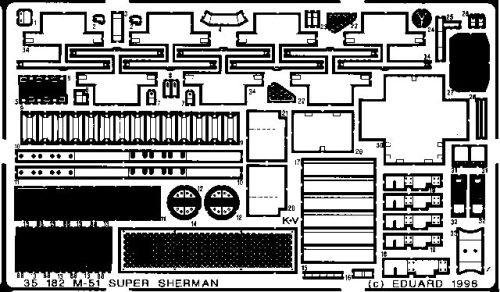 Eduard - M51 Super Sherman Detail