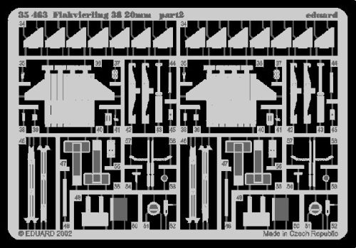 Eduard - Flakvierling 38 20 mm for Tamiya