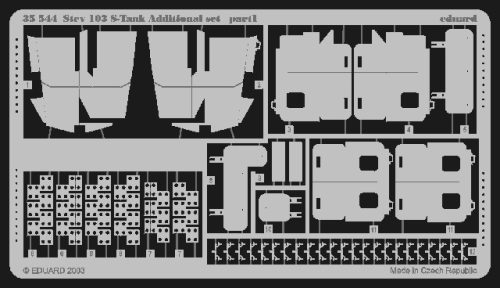 Eduard - Strv 103 S-Tank Additional Set